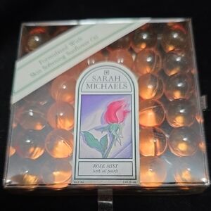 Sarah Michaels Rose Mist Bath Oil Pearls 1.45 Fl Oz New NOS RARE Vintage 80s 90s